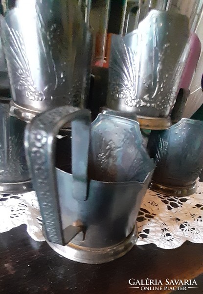 Samovar cup holder 6 pieces.