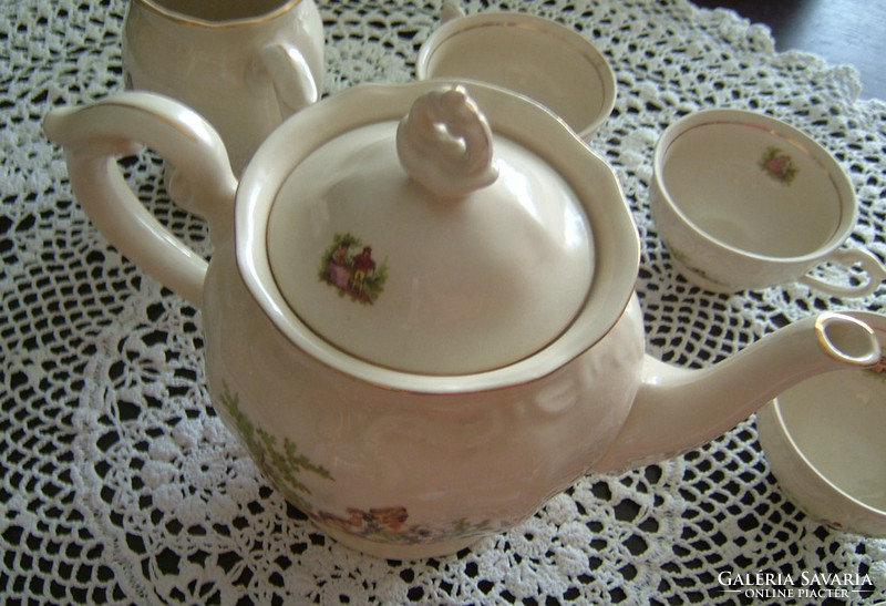 Tulowice - Polish Baroque - Scenic Tea Set