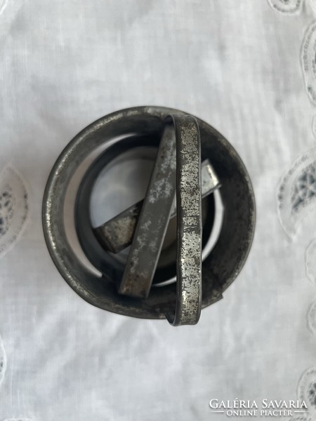 Patinás magyar fánk szaggató, pogácsa kiszúró forma 3 méret együtt