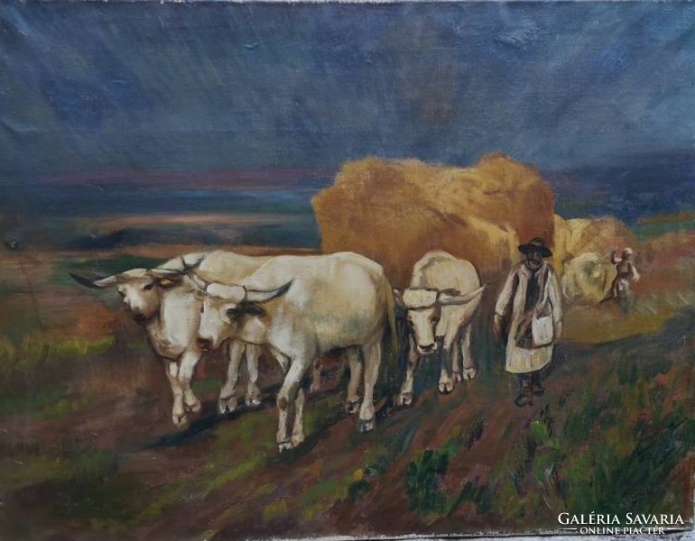 Alexander Bihari: ox cart