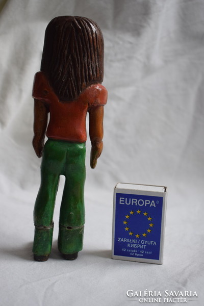 Wooden painted figurine