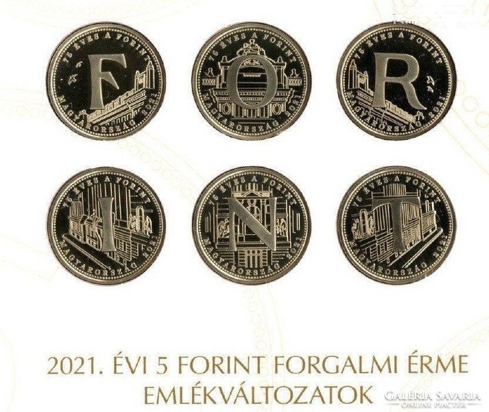 Pp proof forint turnover line - the forint is 75 years old