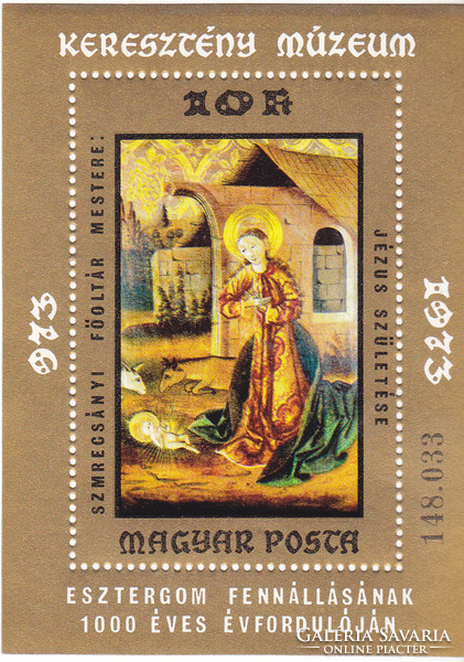 Hungary commemorative stamp block 1973