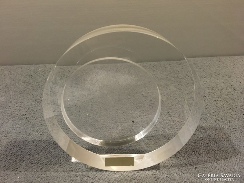 Acrylic photo holder from the 1970s !! 14.5-Cm !!!