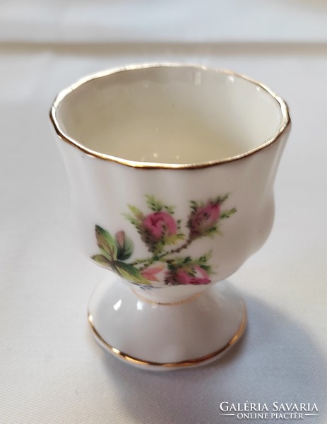 English royal albert porcelain egg holder moss rose, 5x5,5cm, never used, flawless