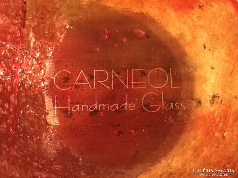 Carneol Handmade Glass Asztaldisz Modern Asztaldisz P-3