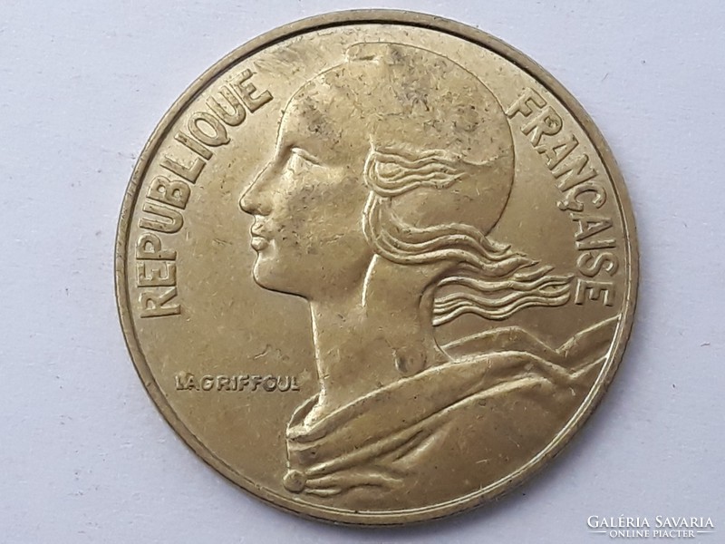 Franciaország 20 Centimes 1978 érme - Francia 20 cent1978 külföldi pénzérme