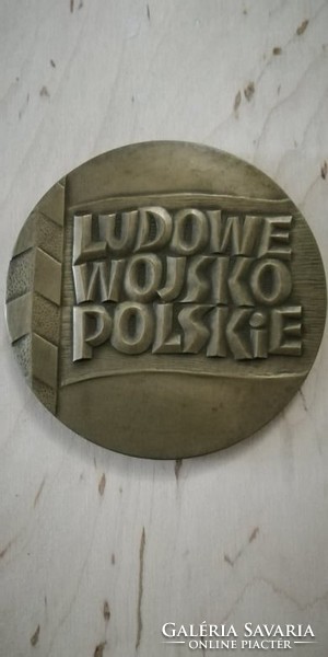 Lengyel Néphadsereg plakett