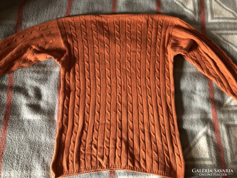 Savannah narancssárga kötött pulóver