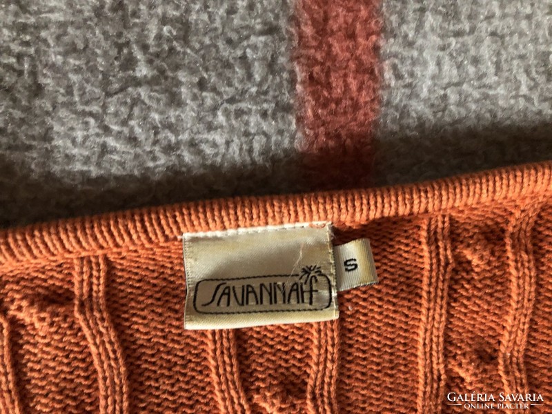Savannah narancssárga kötött pulóver
