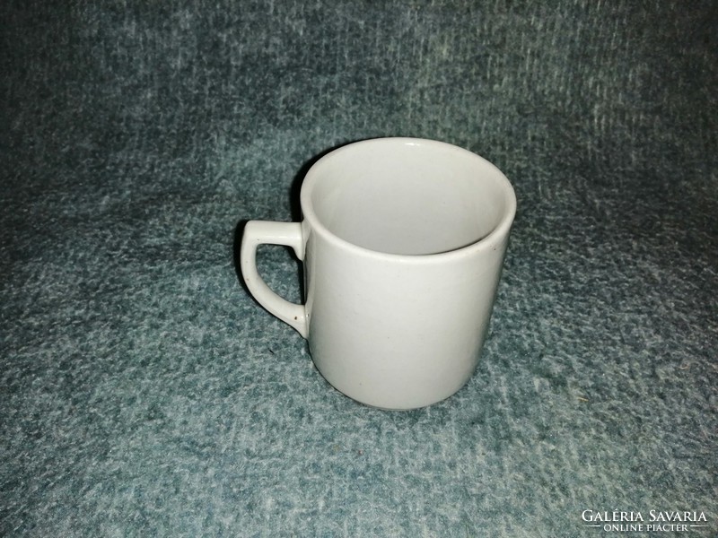 Old small porcelain flower pattern mug (5 / d)