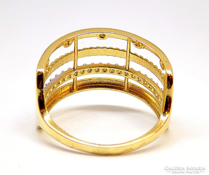 Köves arany gyűrű (ZAL-Au104883)