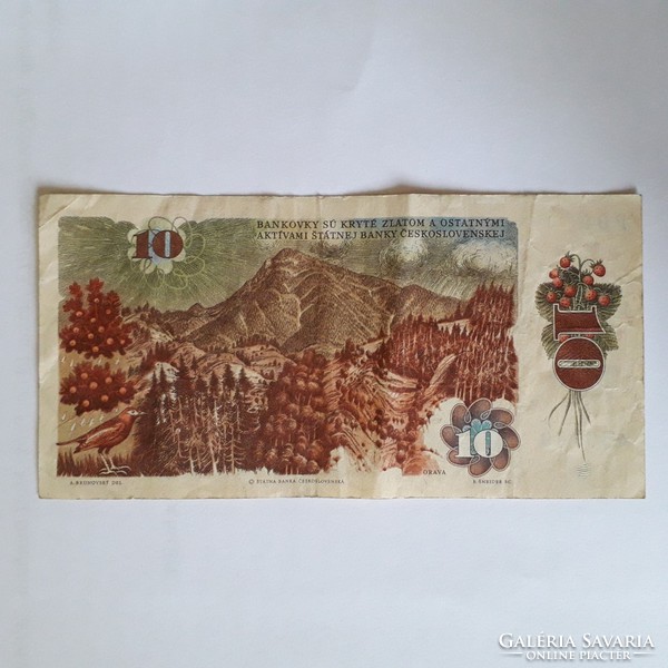 Csehszlovák 10 korona 1986