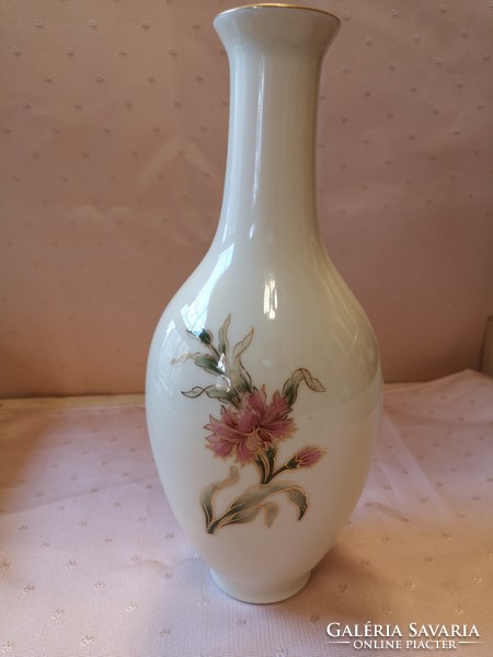 Zsolnay váza egyedi kézi festéssel
