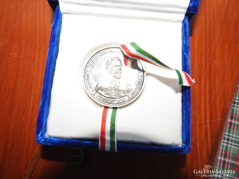 Joseph Eötvös silver commemorative medal