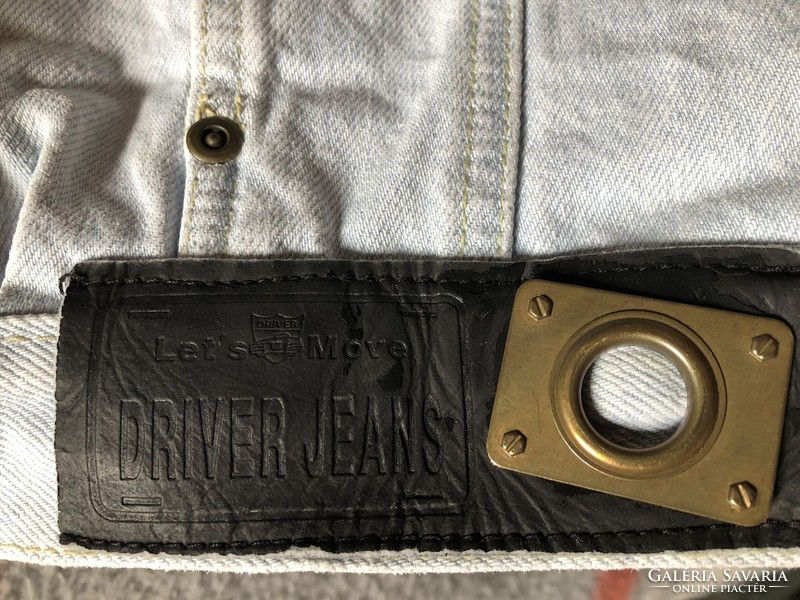 Let's Move - Driver Jeans világos vastag farmerkabát