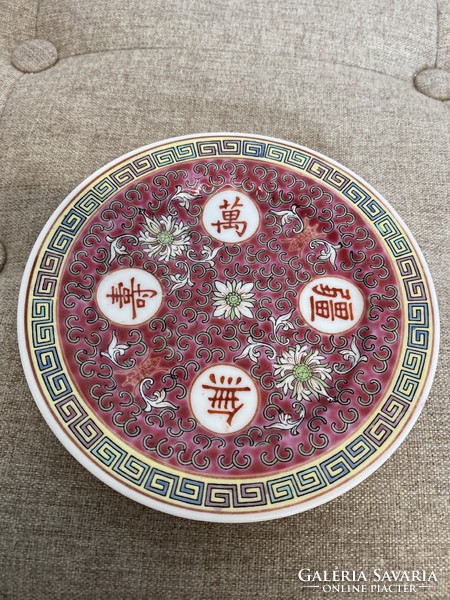 Chinese hand painted plate a6