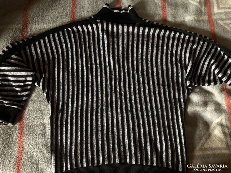 Carlo colucci vintage style knitted striped sweater - exclusive - only for japan !!