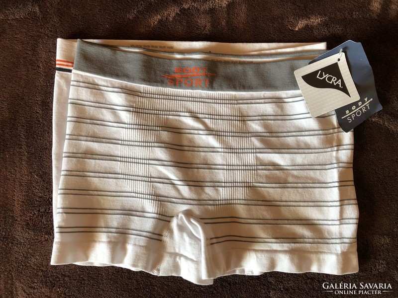 2 new lycra boxers with labels