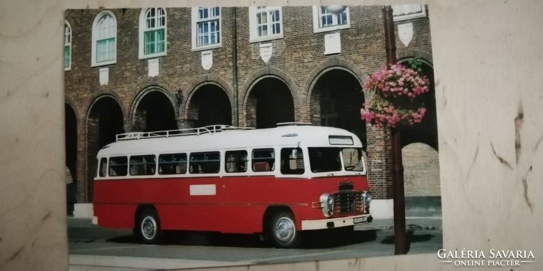 Retro Ikarus autóbusz képeslapok 7 db