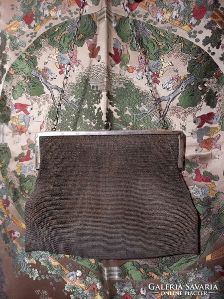 Silver theater bag