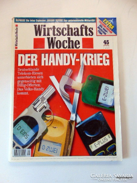 October 31, 1996 / wirtschafts woche / birthday original newspaper :-) no .: 20506