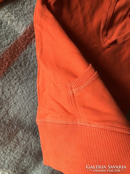 Divided by h & m orange hooded sweater