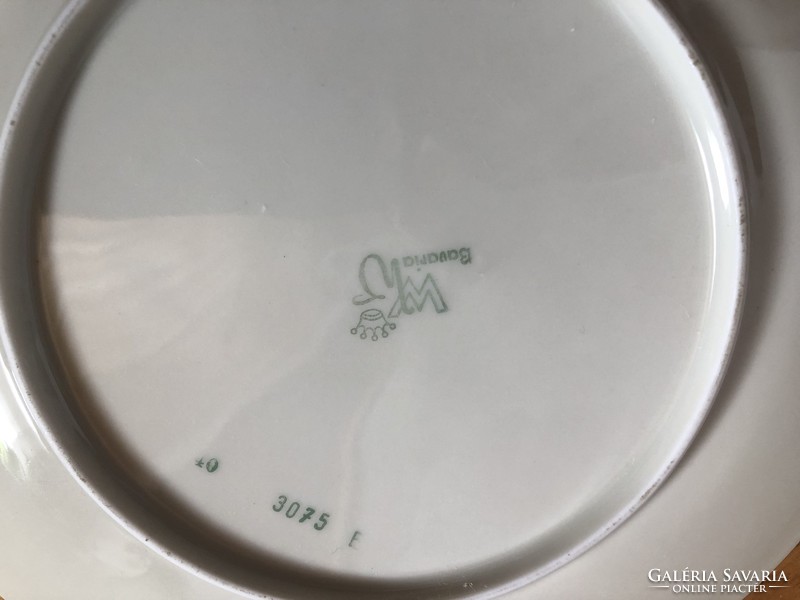 W. W. - Bavaria porcelán tányér