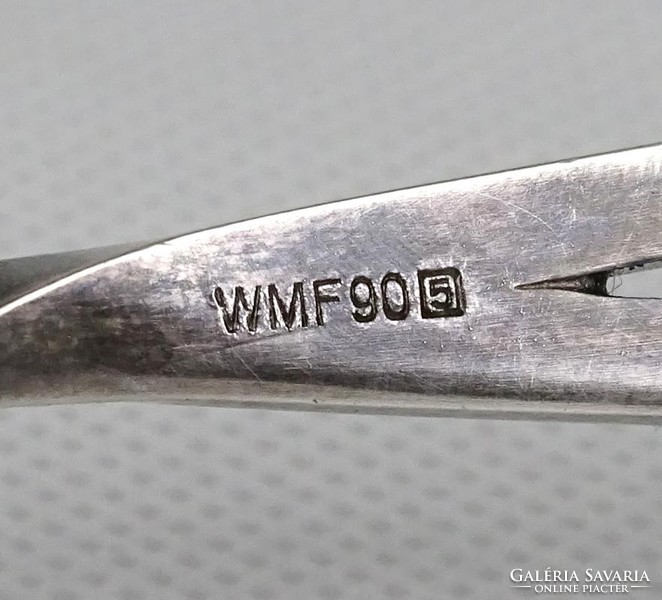 1H627 Antik jelzett ezüstözött WMF merőkanál 40 cm