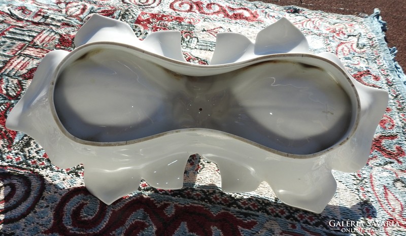 Huge double serving bowl from Herend - table center 47 cm long !!