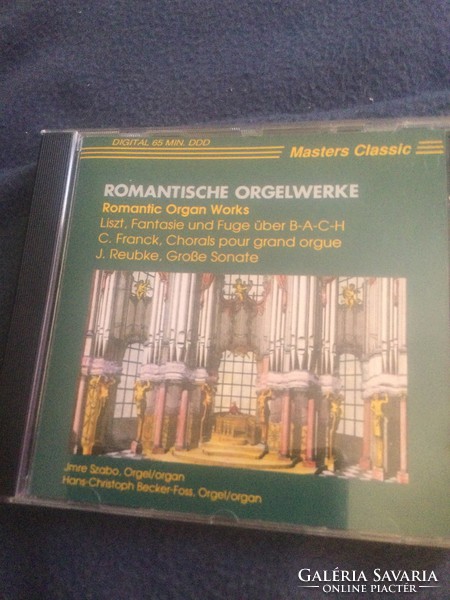 Cd.Romantische orgelwerke. Masters classic