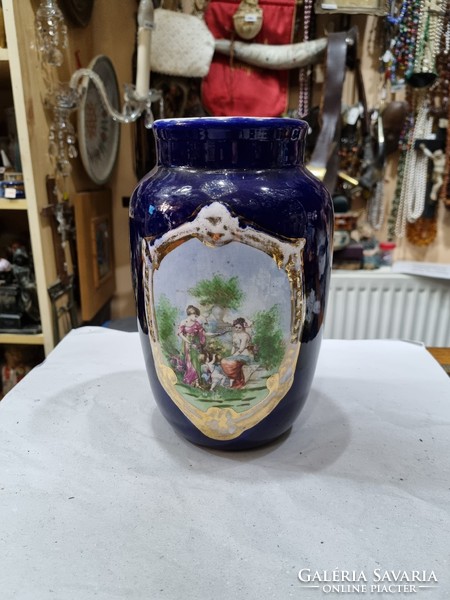 Old Czechoslovakian porcelain vase