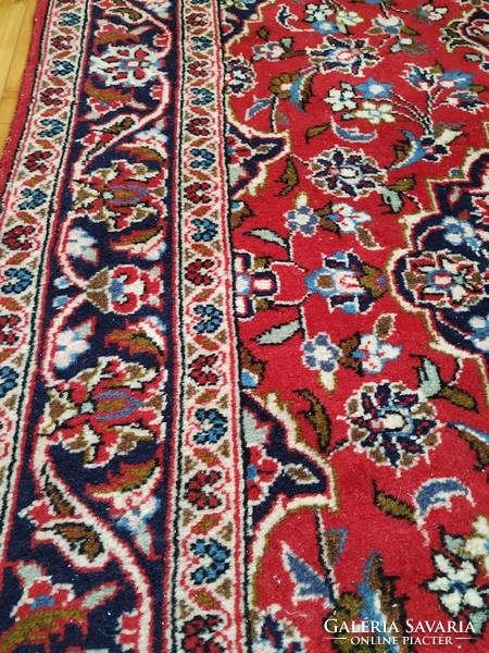 Hibátlan iráni Keshan kézi csomózású szőnyeg