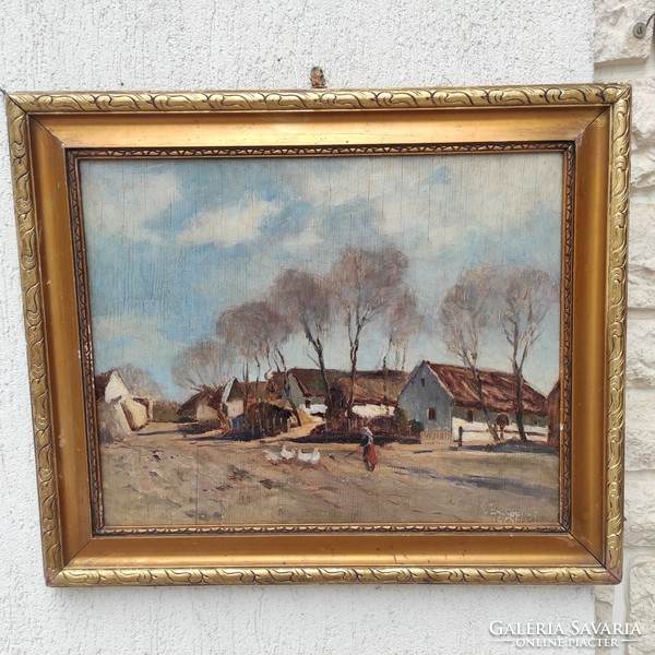 Gyula Várady, a listed good quality painting was also shown at the auction! Transcarpathian Hungarian painter