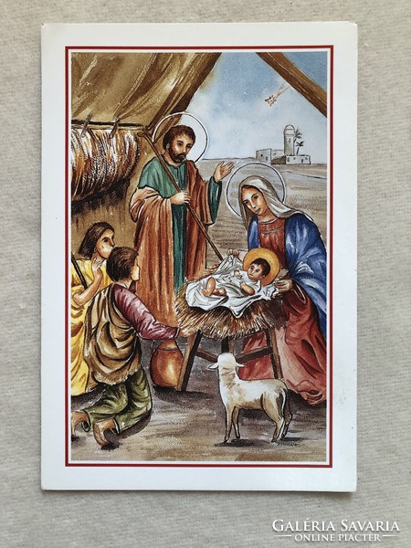 Karácsonyi képeslap, postatiszta