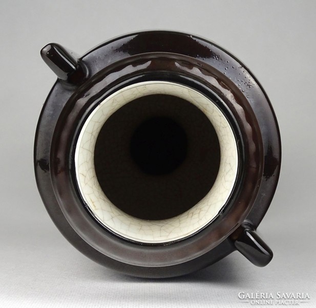 1H654 antique brown colored raven house vase decorative vase 25 cm