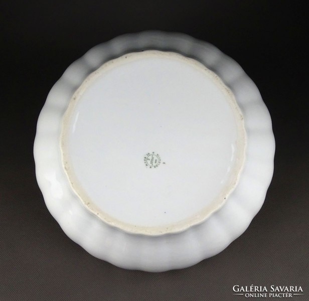 1H648 Régi nagyméretű jelzett porcelán pörköltes tál