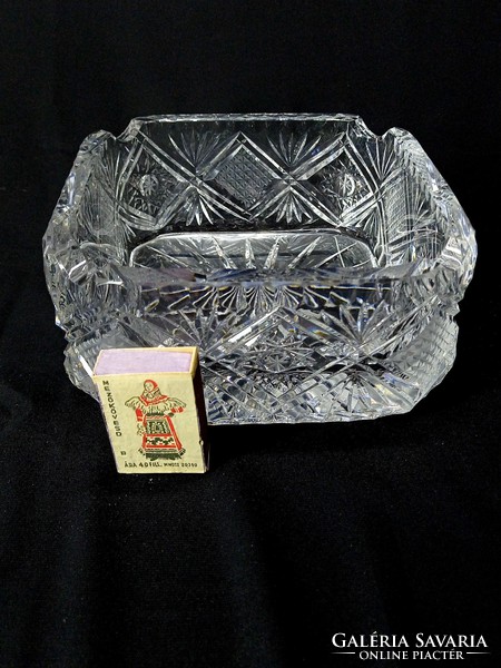 Monumental crystal ashtray