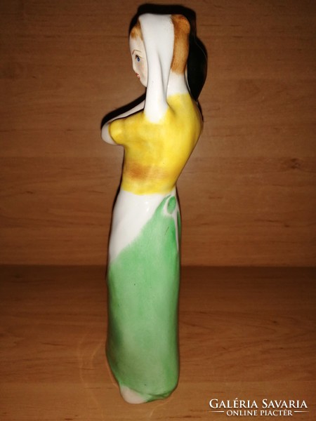 Bodrogkeresztúri kerámia korsós lány figura 24 cm (po-3)