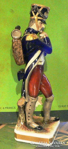 Antique Ludwigsburg porcelain soldier figurine