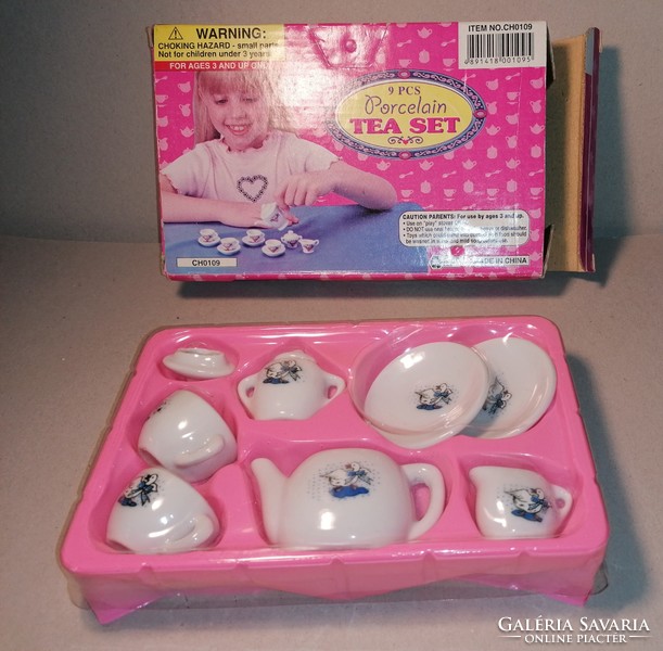 Toy porcelain tea set