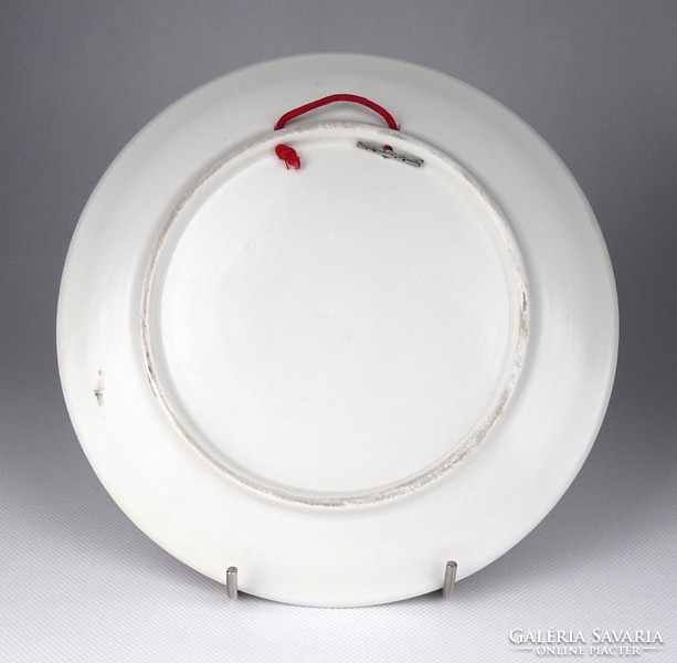 1H943 A. Stocco : A pármai keresztelőkápolna kerámia tányér 21.5 cm