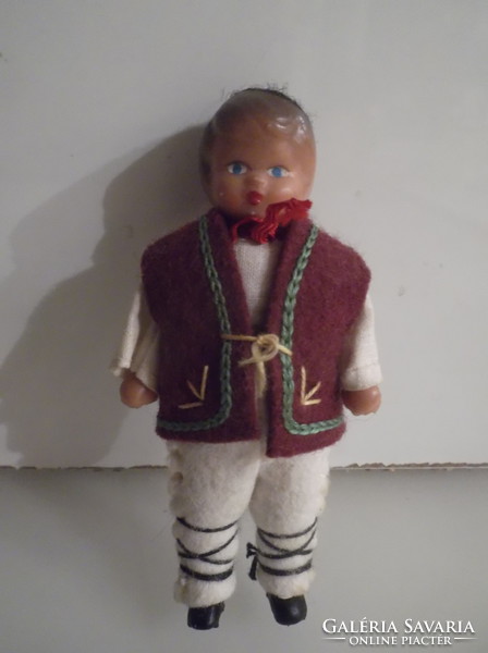 Baby - old - folk costume - 9 x 4.5 cm - flawless