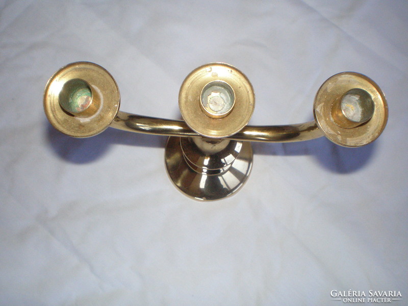 Brass candle holder. From disk