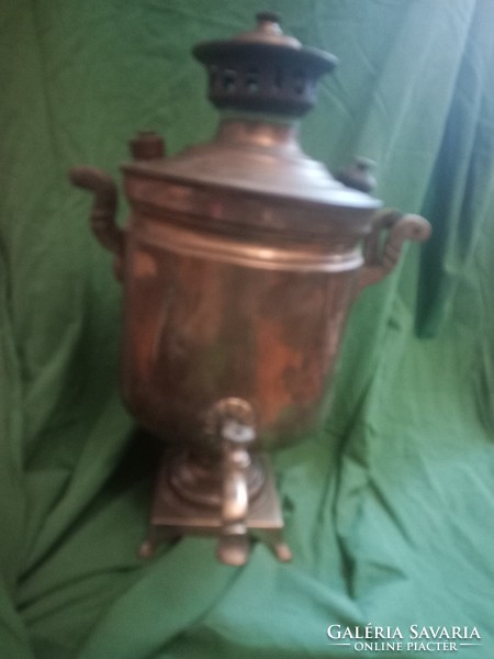 Fabulous copper samovar from the end of the 19th century