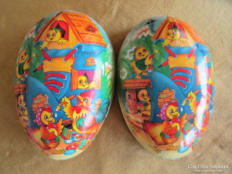 Giant exclusive big old easter egg pulp rare retro decoration candy holder