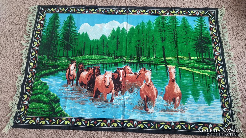 Equestrian tapestry