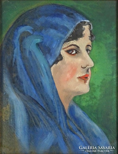 1H954 xx. Century painter: female portrait