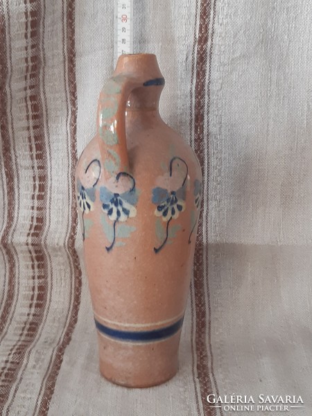 E.V.K Eger castle ceramic beverage bottle