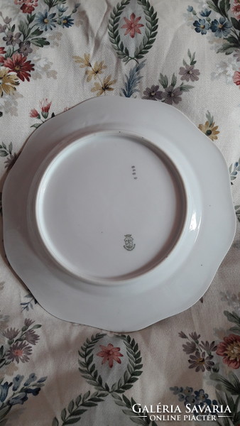 Bird, tomato bird porcelain plate, large flat plate (l2335)
